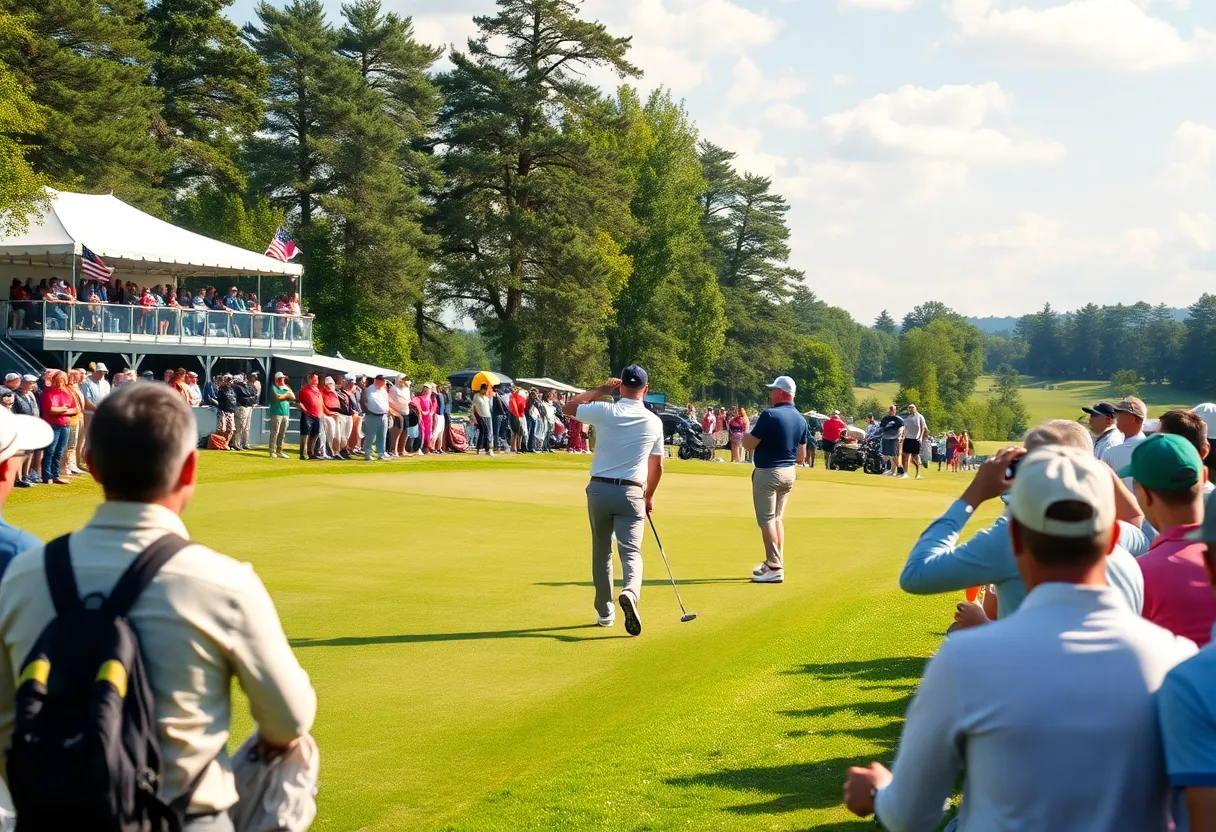 Players competing at Texas Children's Houston Open Golf Tournament