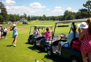 Hardin-Simmons University women's golf team competing in the Space City Classic