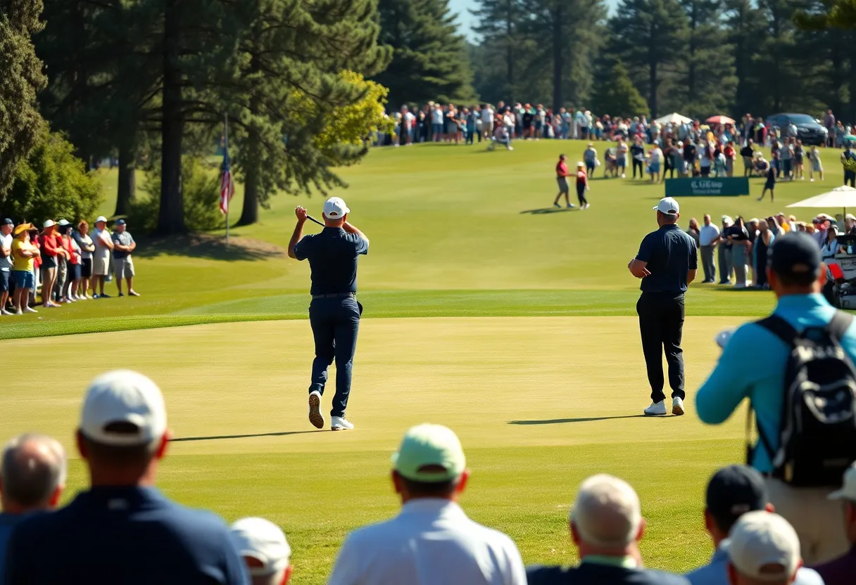 Golfers competing at Texas Children's Houston Open