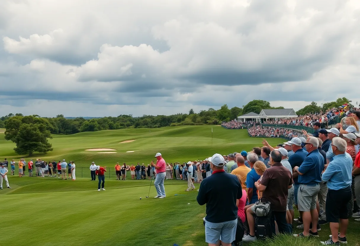 Golfers competing at the Texas Children's Houston Open