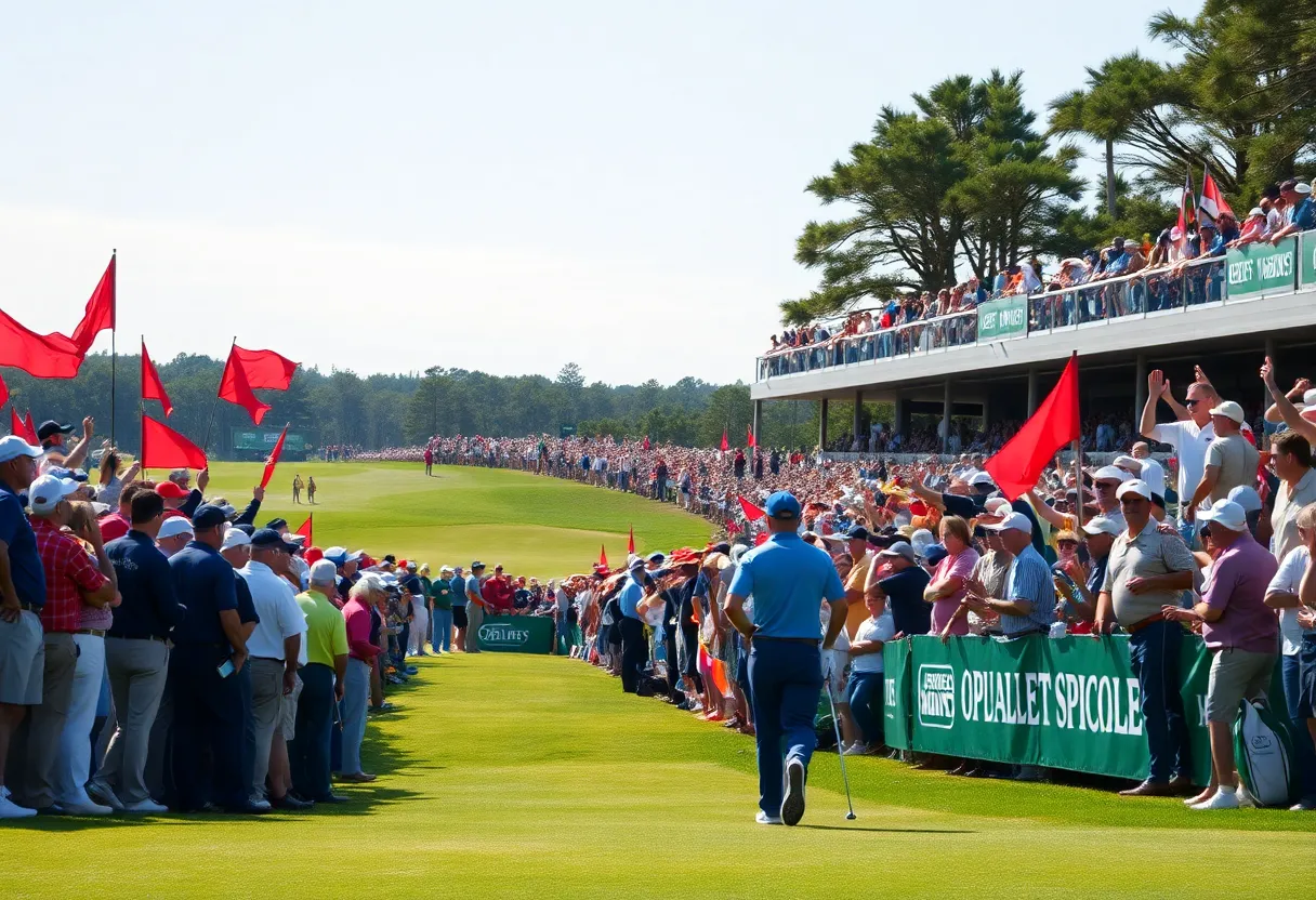 Golf tournament at Memorial Park Golf Course in Houston