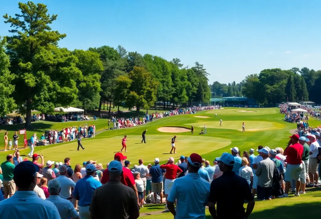 Scenic view of Memorial Park Golf Course during the Texas Children's Houston Open