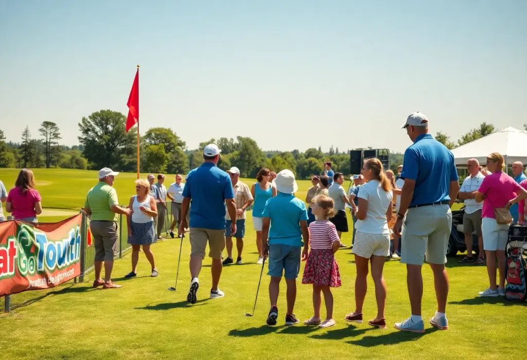Golf tournament event supporting Texas Children's charity initiatives